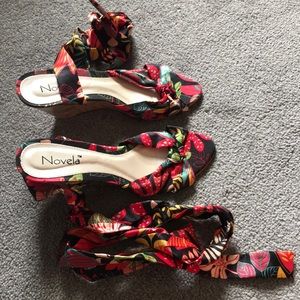 New wrapped up sandals size 7.5